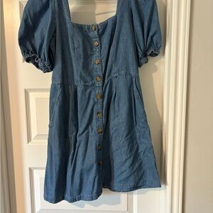Old Navy Denim Blue Mini Dress
